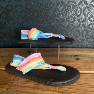 Sanuk yoga sling 2 mat tie dye stripes
